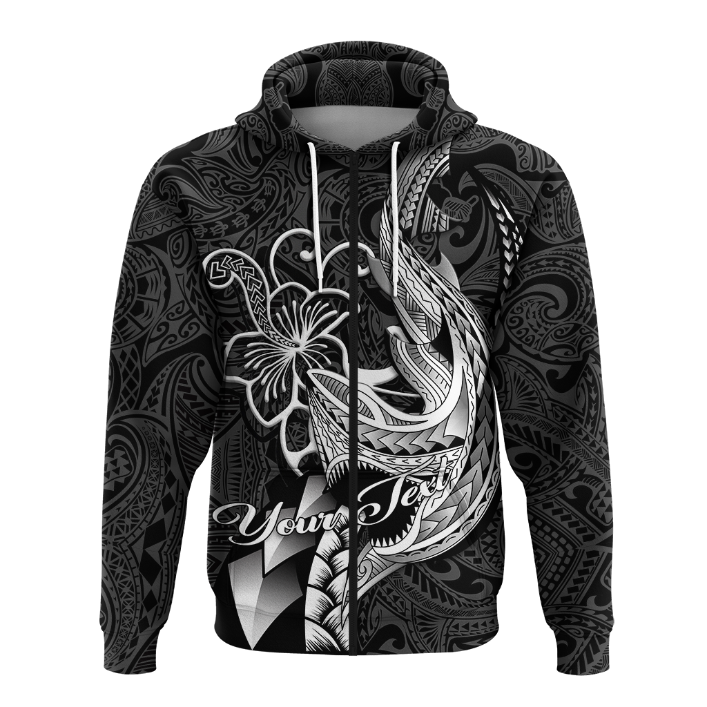 Custom Polynesian Shark Tattoo Hawaii Tribal Hoodie LT12