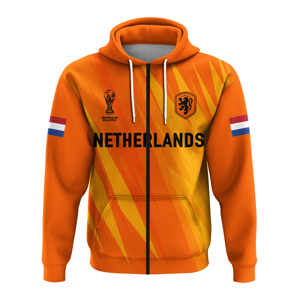 Custom Netherlands Football 2022 Champions Pride Hoodie LT12