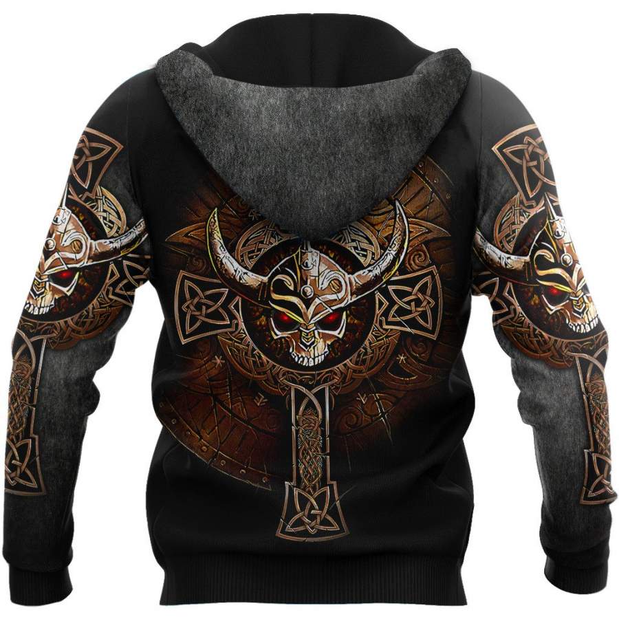 Viking Clothing Viking Skulls Hoodie RLT12