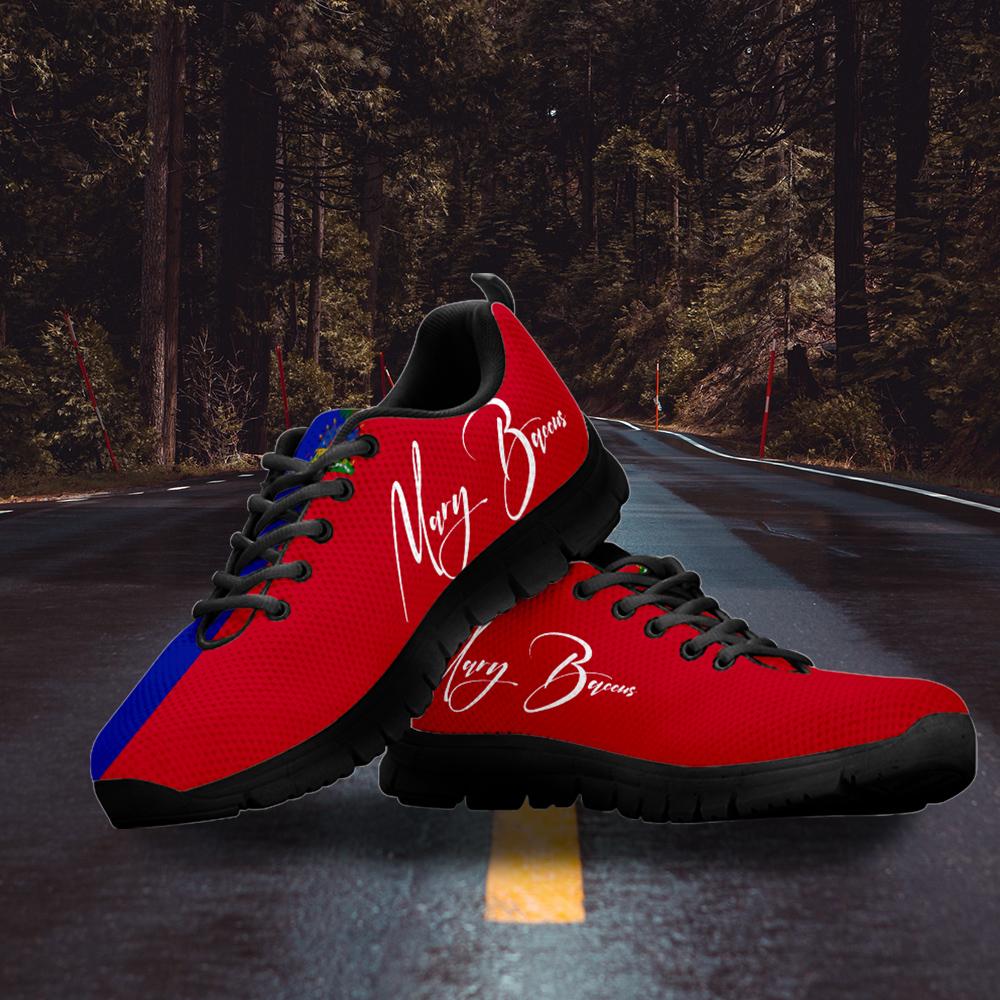 (Custom) Haiti Sneakers Flag Personal Signature