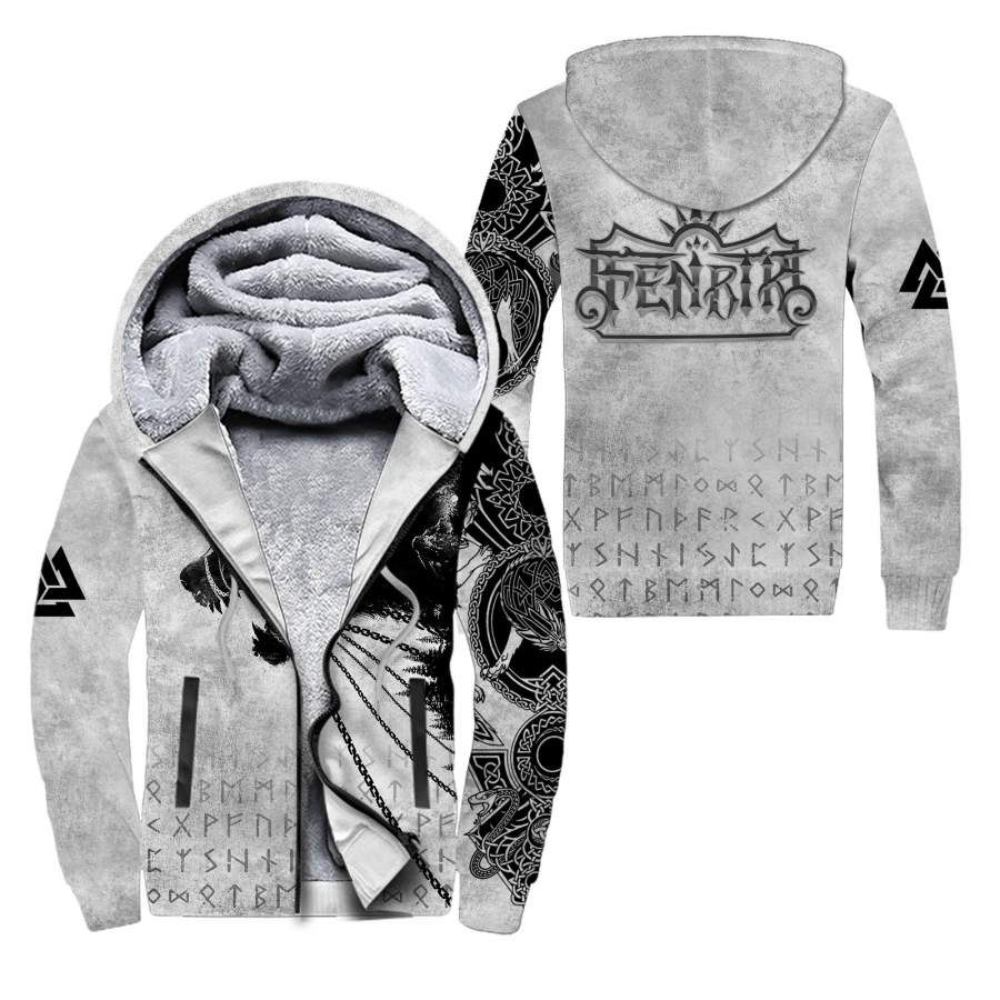 Viking Clothing Fenrir Viking Sherpa Hoodie RLT12