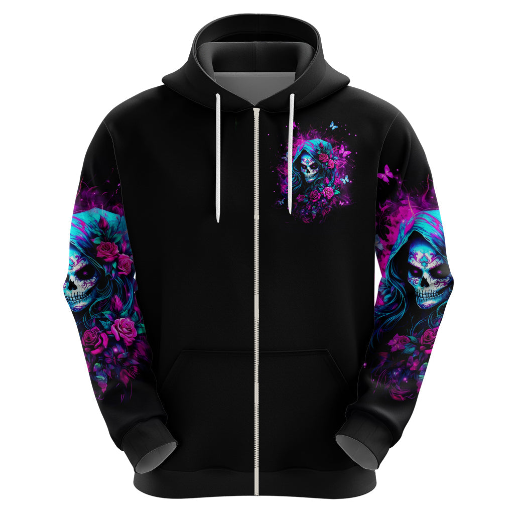 Witch Skull Hoodie I'm A Good Person But Don't Give Me A Reason To Show Evil Side DT01