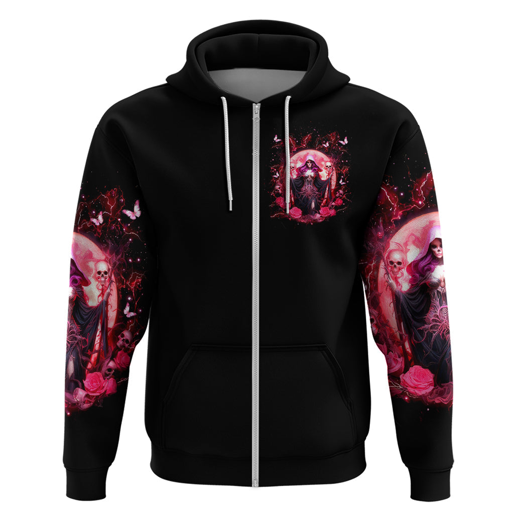 Witch Skull Hoodie She Whispered Back Iam The Storm DT01