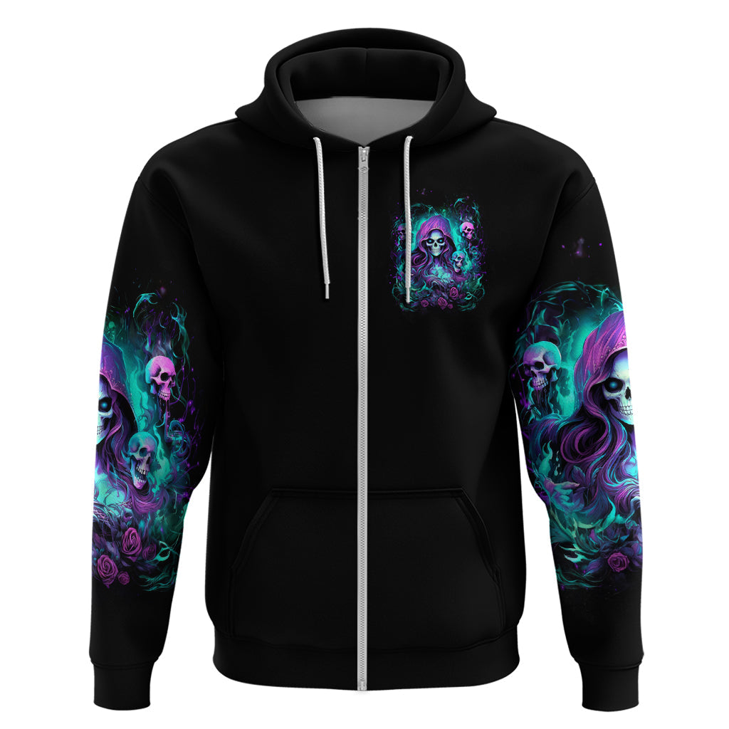Witch Skull Hoodie If I'm Too Quiet And Smiling You Might Want To Run DT01