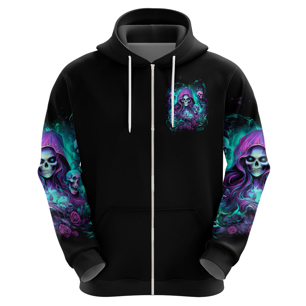 Witch Skull Hoodie If I'm Too Quiet And Smiling You Might Want To Run DT01