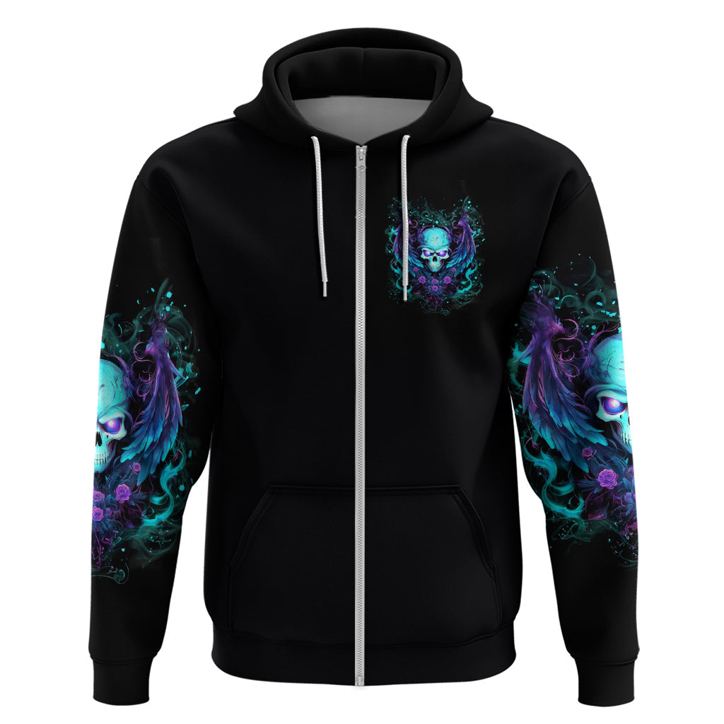 Angel Skull Hoodie I'm Not Anti-Social I'm Just Not User Friendly DT01