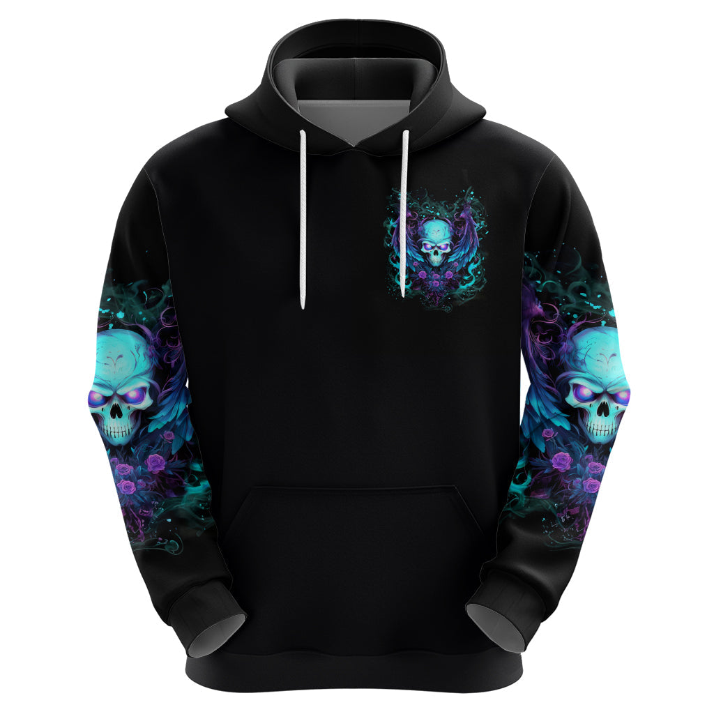 Angel Skull Hoodie I'm Not Anti-Social I'm Just Not User Friendly DT01