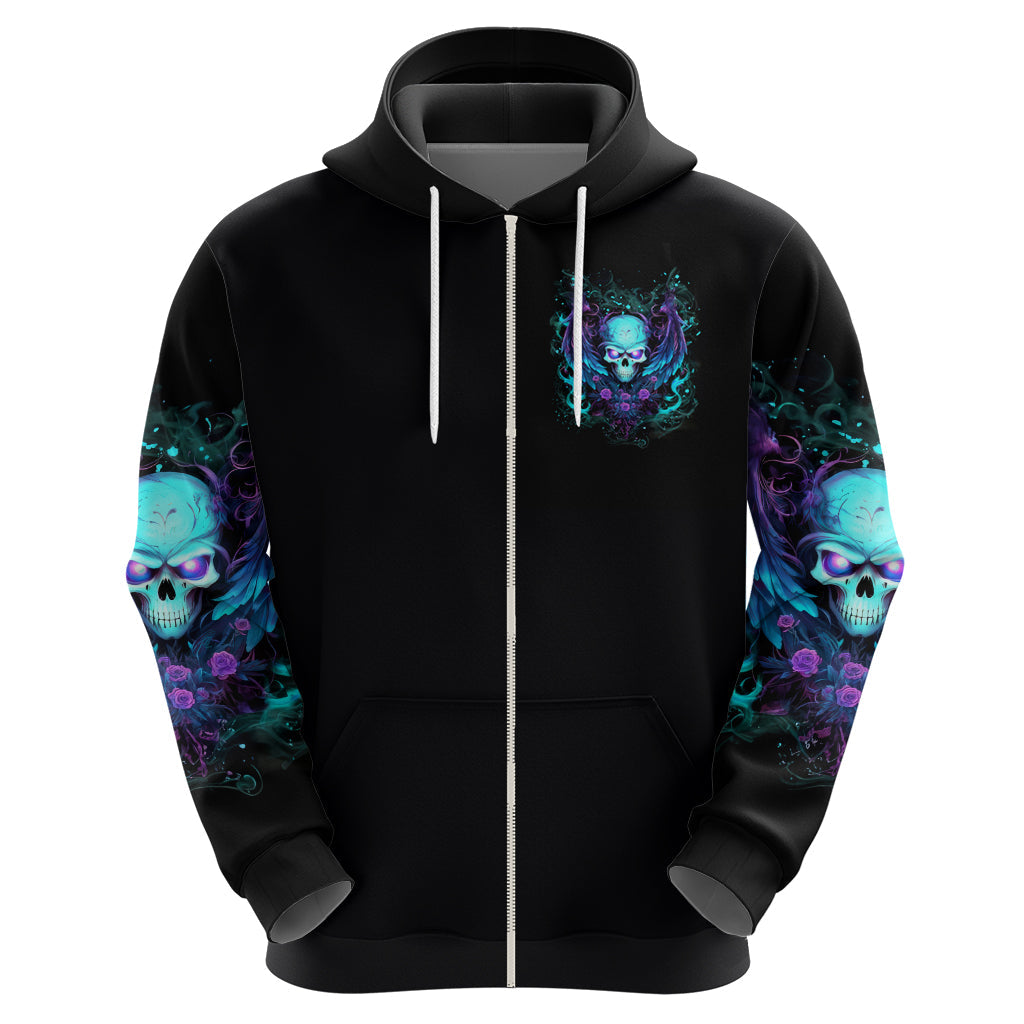 Angel Skull Hoodie I'm Not Anti-Social I'm Just Not User Friendly DT01