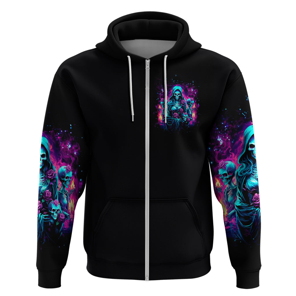 Witch Skull Hoodie I Have 3 Sides And The Side You Never Want To See DT01