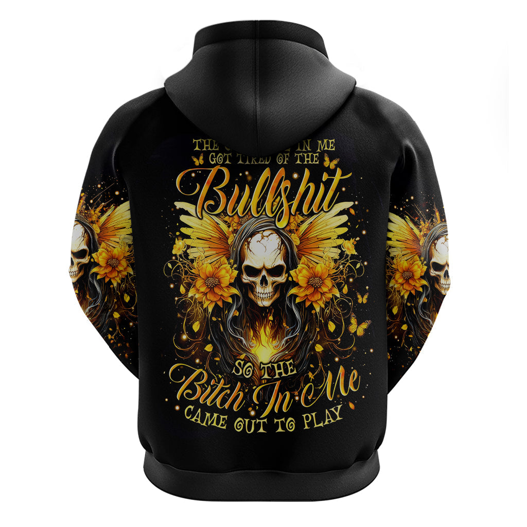 Fairy Skull Hoodie The Good Girl In Me Got Tired Of The Bullshit DT01