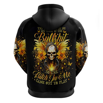 Fairy Skull Hoodie The Good Girl In Me Got Tired Of The Bullshit DT01