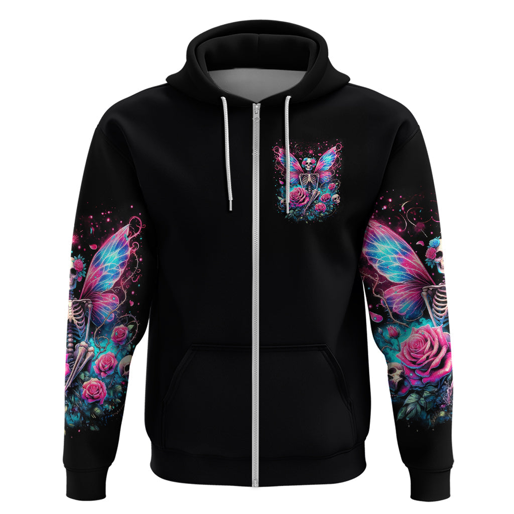 Fairy Skull Hoodie This Girl Powered By Bitch Dust DT01