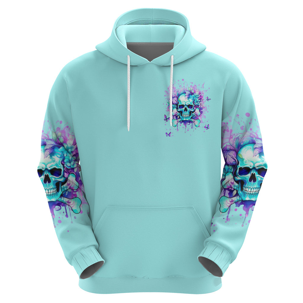 Flower Skull Hoodie I'm A Bitch With A Low Bullshiit Tolrange Don't Try Me DT01