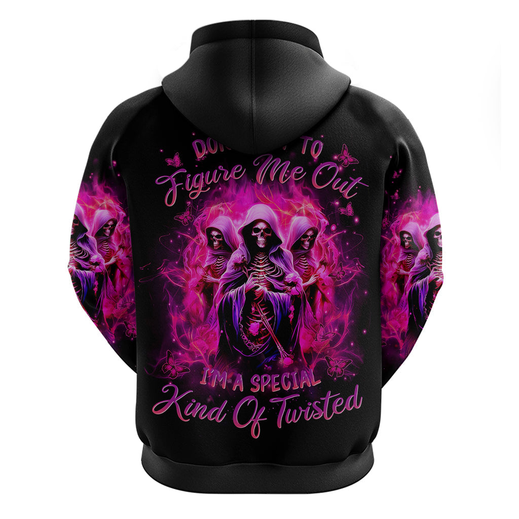 Witch Skull Hoodie Don't Try To Figure Me Out I'm A Special Kind Of Twisted DT01