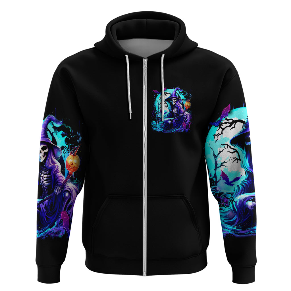 Witch Skull Hoodie You Couldn't Handle Me Even With Intrustions DT01