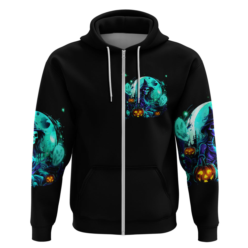Witch Skull Hoodie Come With Us And You Will See Our Halloween DT01