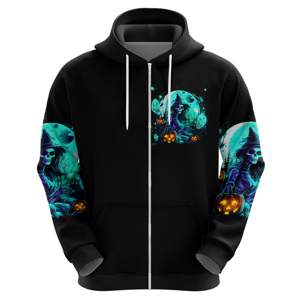 Witch Skull Hoodie Come With Us And You Will See Our Halloween DT01