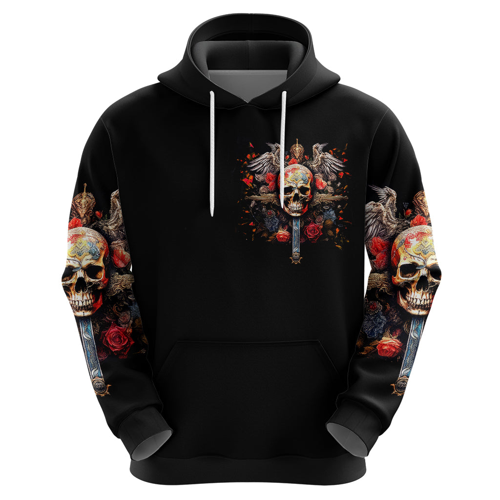 Cross Skull Hoodie Honesty Loyalty And Respect Worth More Than Gold, Diamond DT01