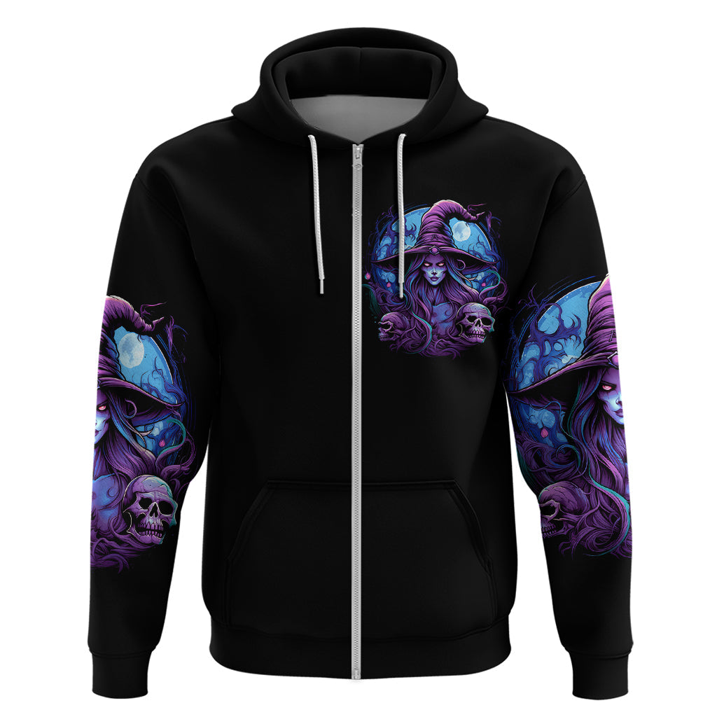 Witch Skull Hoodie Iam Who Iam Your Approval Isn't Need DT01