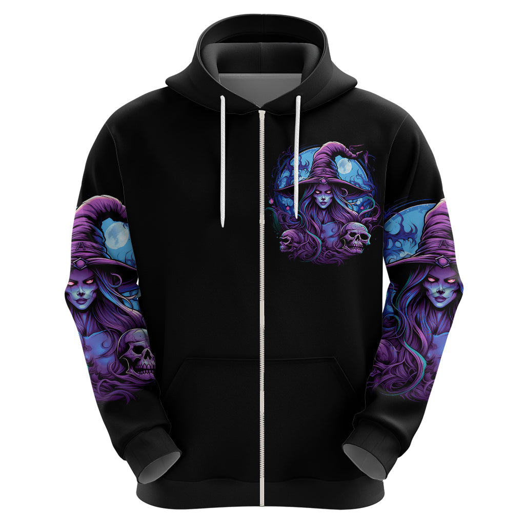 Witch Skull Hoodie Iam Who Iam Your Approval Isn't Need DT01