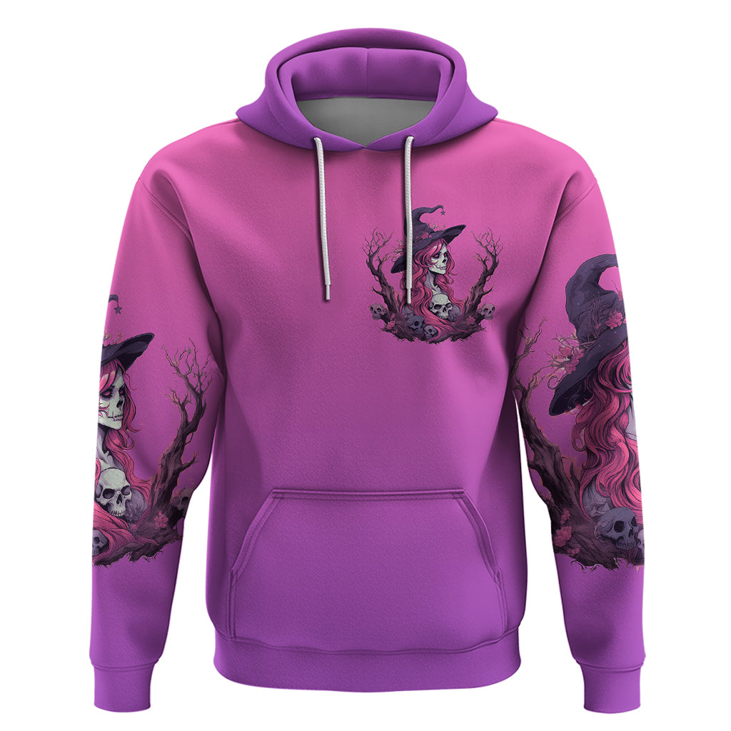 Witch Skull Hoodie I'm A Grumpy Old Lady Sarcasm Depends On Your Stupidity DT01