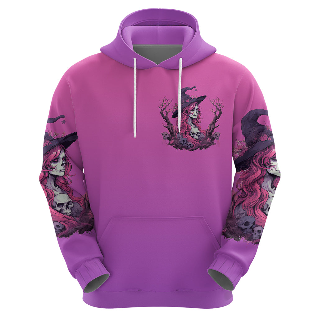 Witch Skull Hoodie I'm A Grumpy Old Lady Sarcasm Depends On Your Stupidity DT01