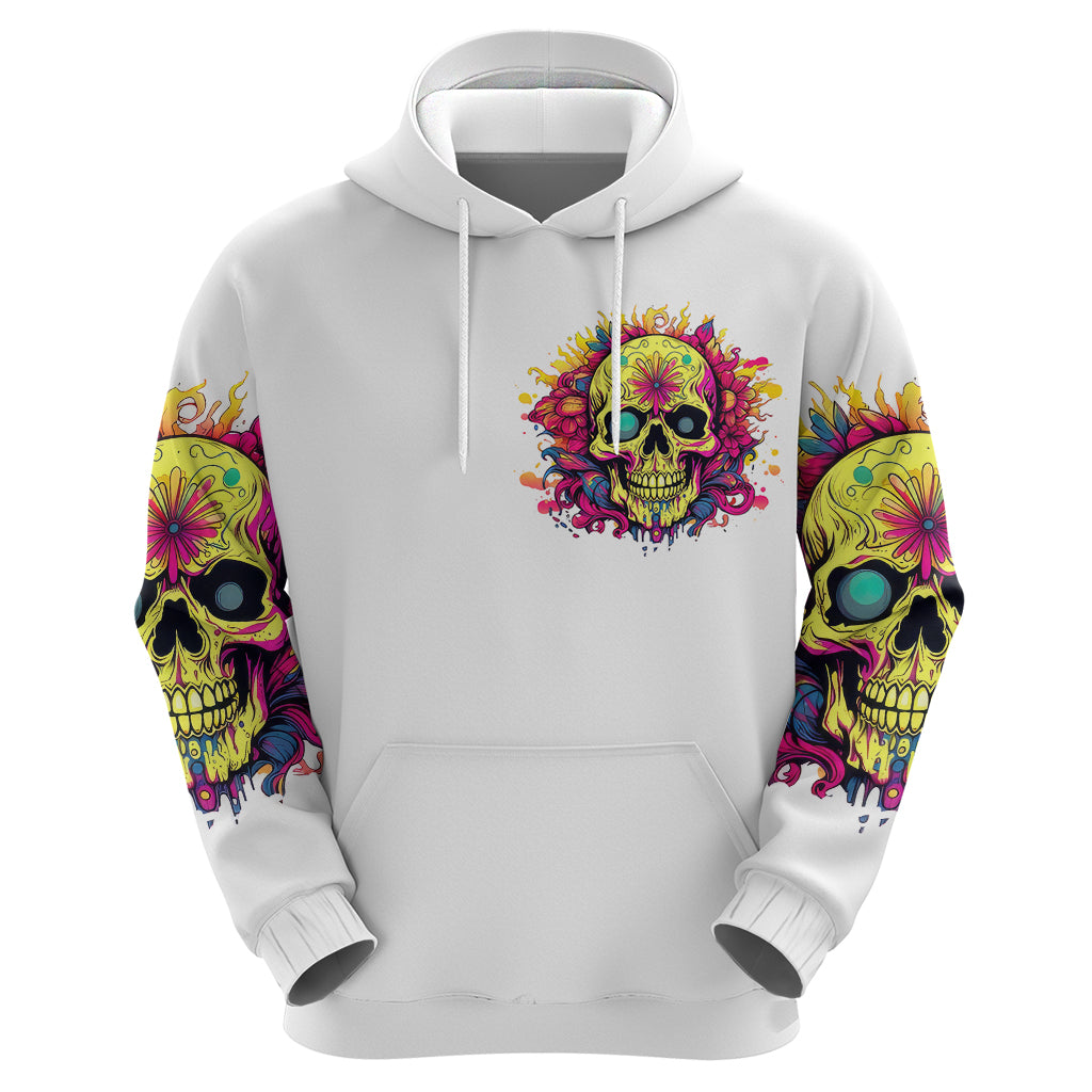 Flower Skull Hoodie Judge Me When You 're Perfect Otherwise Shut Up DT01