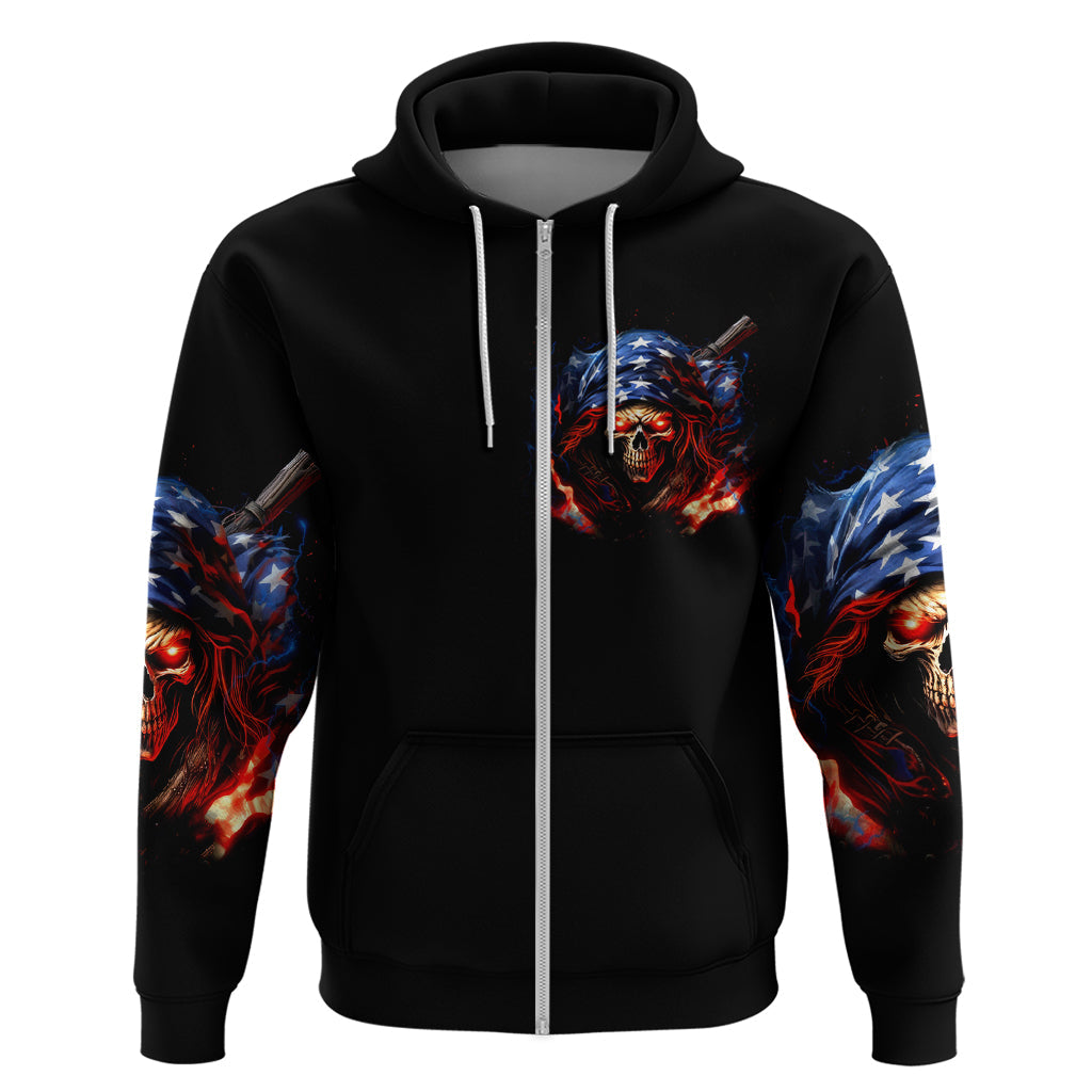 American Skull Hoodie One Day I Gonna Fuck It All DT01