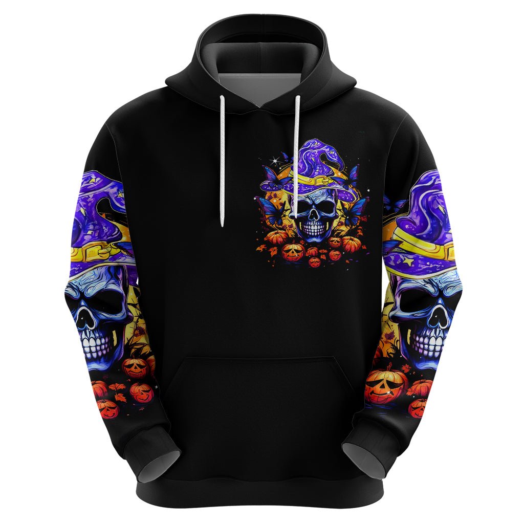 Halloween Skull Hoodie Please Excuse My Resting Witch Face DT01