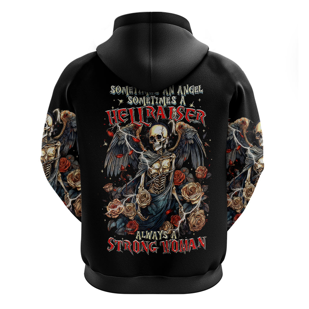Angel Skull Hoodie Sometimes An Angel Sometimes A Hellraiser DT01