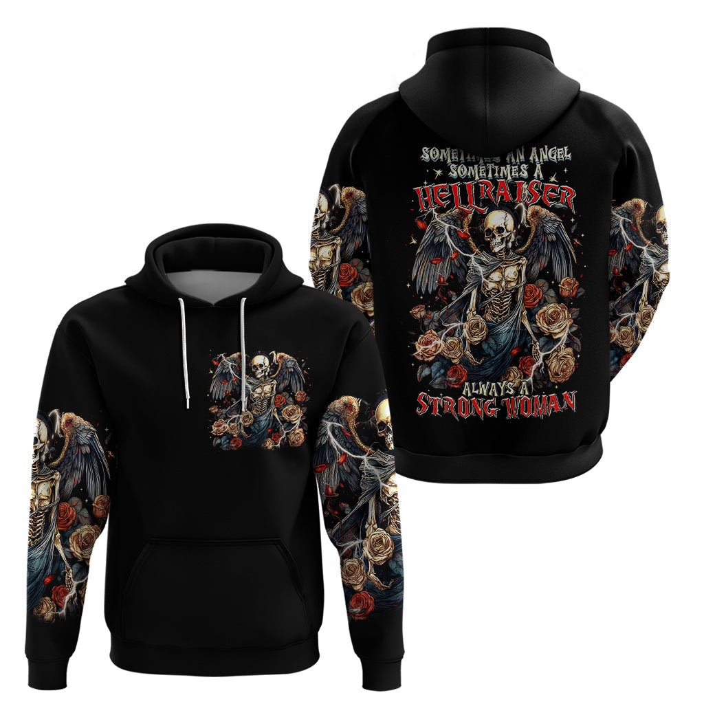 Angel Skull Hoodie Sometimes An Angel Sometimes A Hellraiser DT01