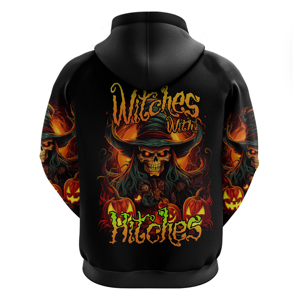Witch Skull Hoodie Witches With Hitches DT01