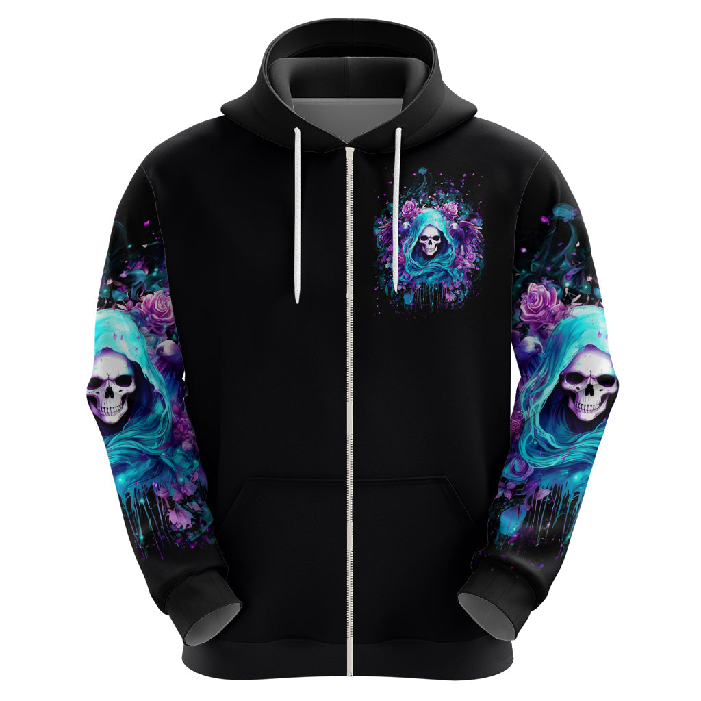 Fairy Skull Hoodie Once Upon A Time I Was Sweet And Innocent And Then Shit Happens DT01