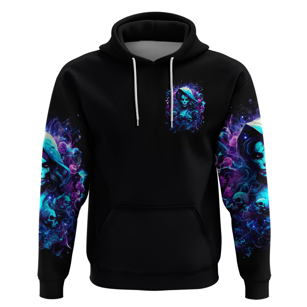 Witch Skull Hoodie I Was Born With My Heart On My Sleeve A Fire In My Soul And Amout Can't Control DT01