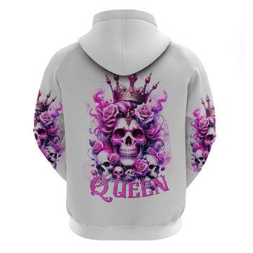 Rose Skull Hoodie Queen Skull DT01