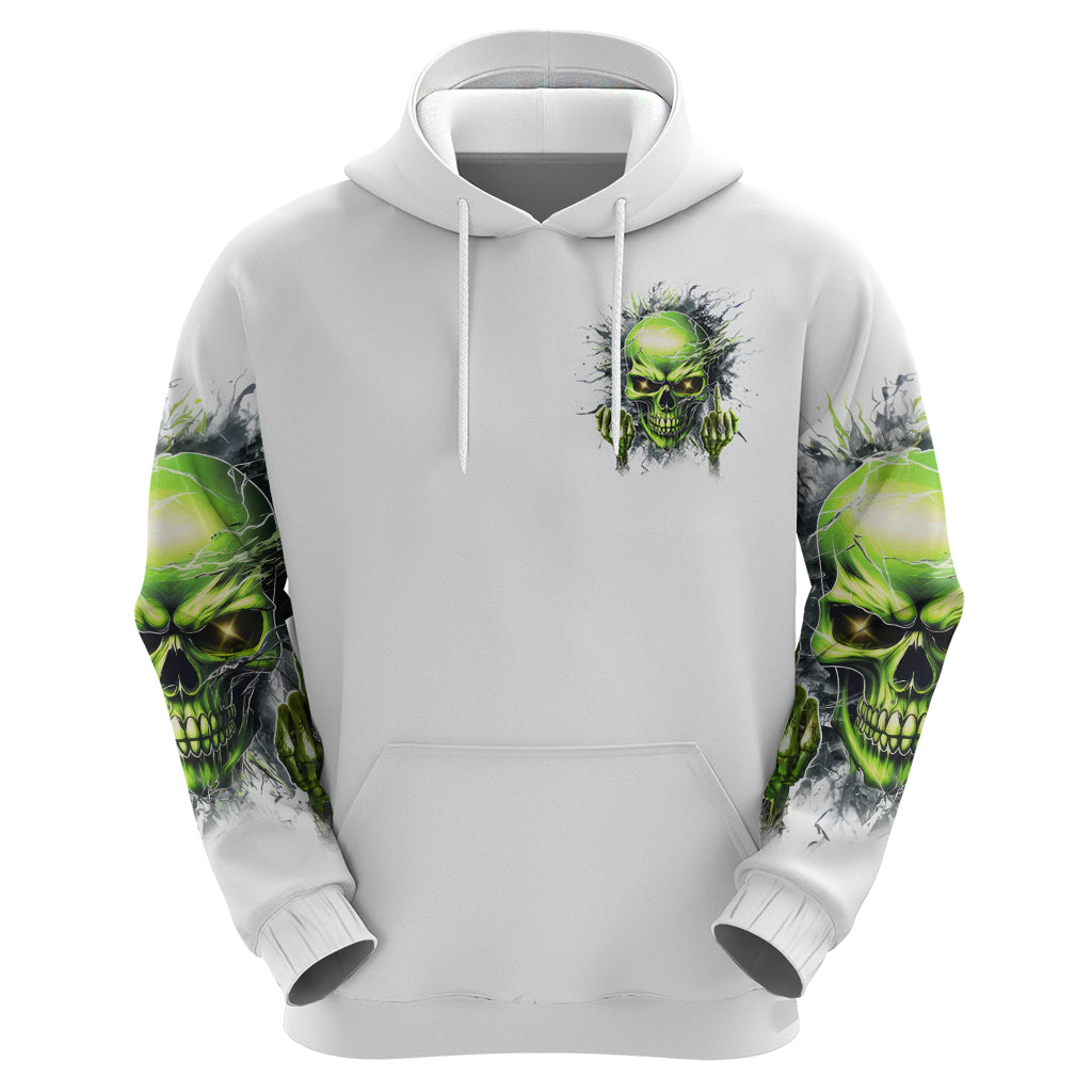 Thunder Skull Hoodie The Demon Hide Under Your Bed Mine Hide Inside My Head DT01