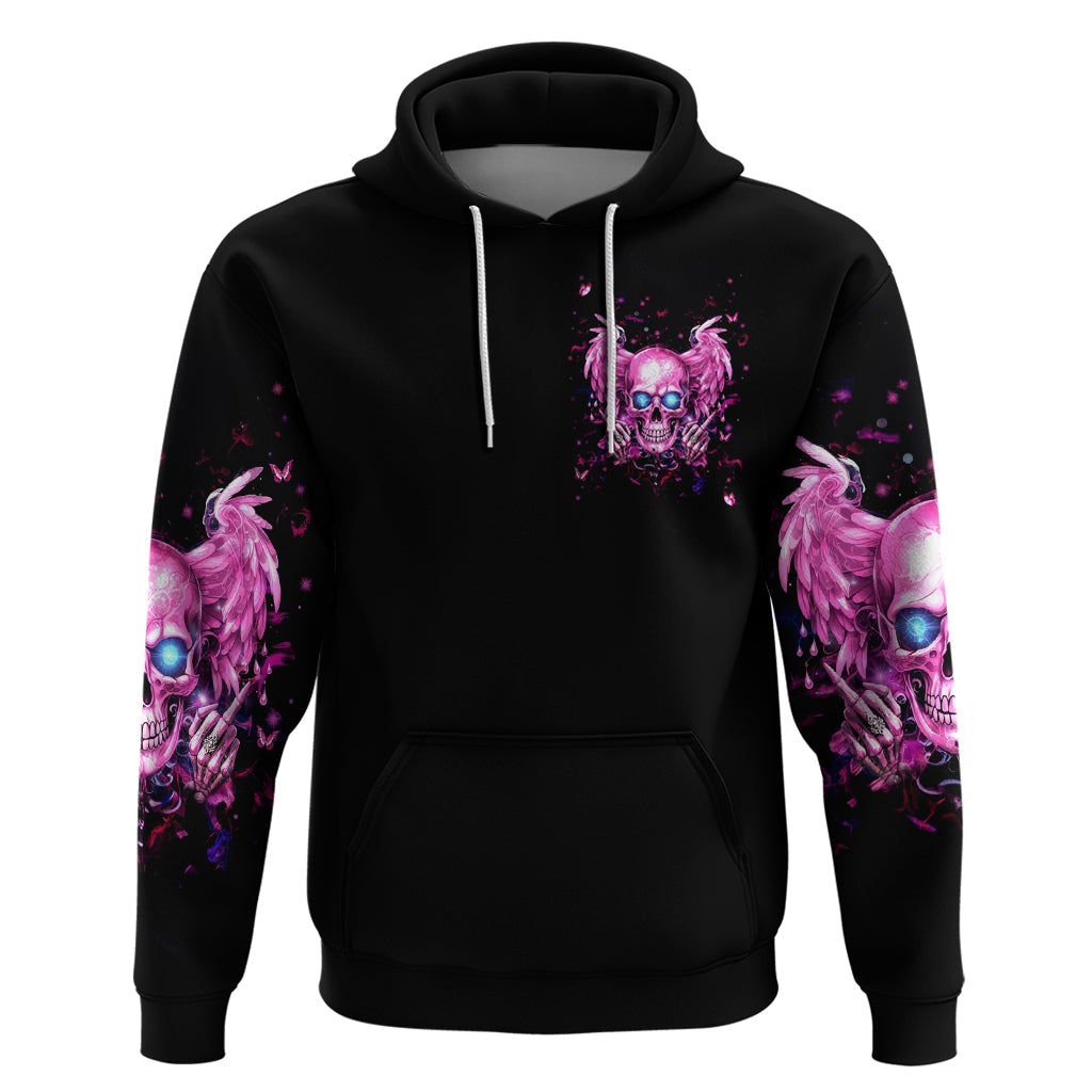 Angel Skull Hoodie The Good Girl In Me Got Tired Of The Bullshit DT01
