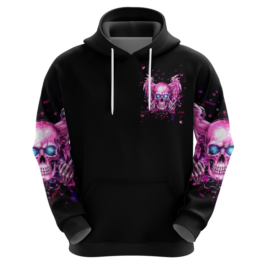 Angel Skull Hoodie The Good Girl In Me Got Tired Of The Bullshit DT01