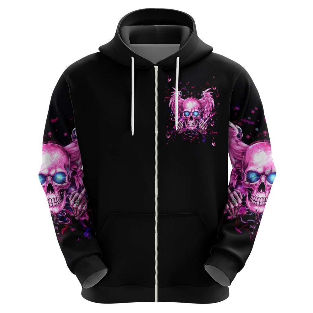 Angel Skull Hoodie The Good Girl In Me Got Tired Of The Bullshit DT01
