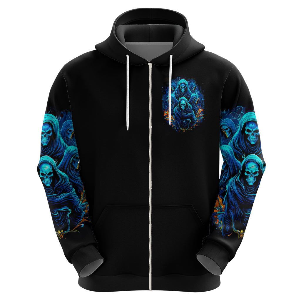 Witch Skull Hoodie Stranger Think I'm Quiet My Best Friends Know I'm Crazy DT01
