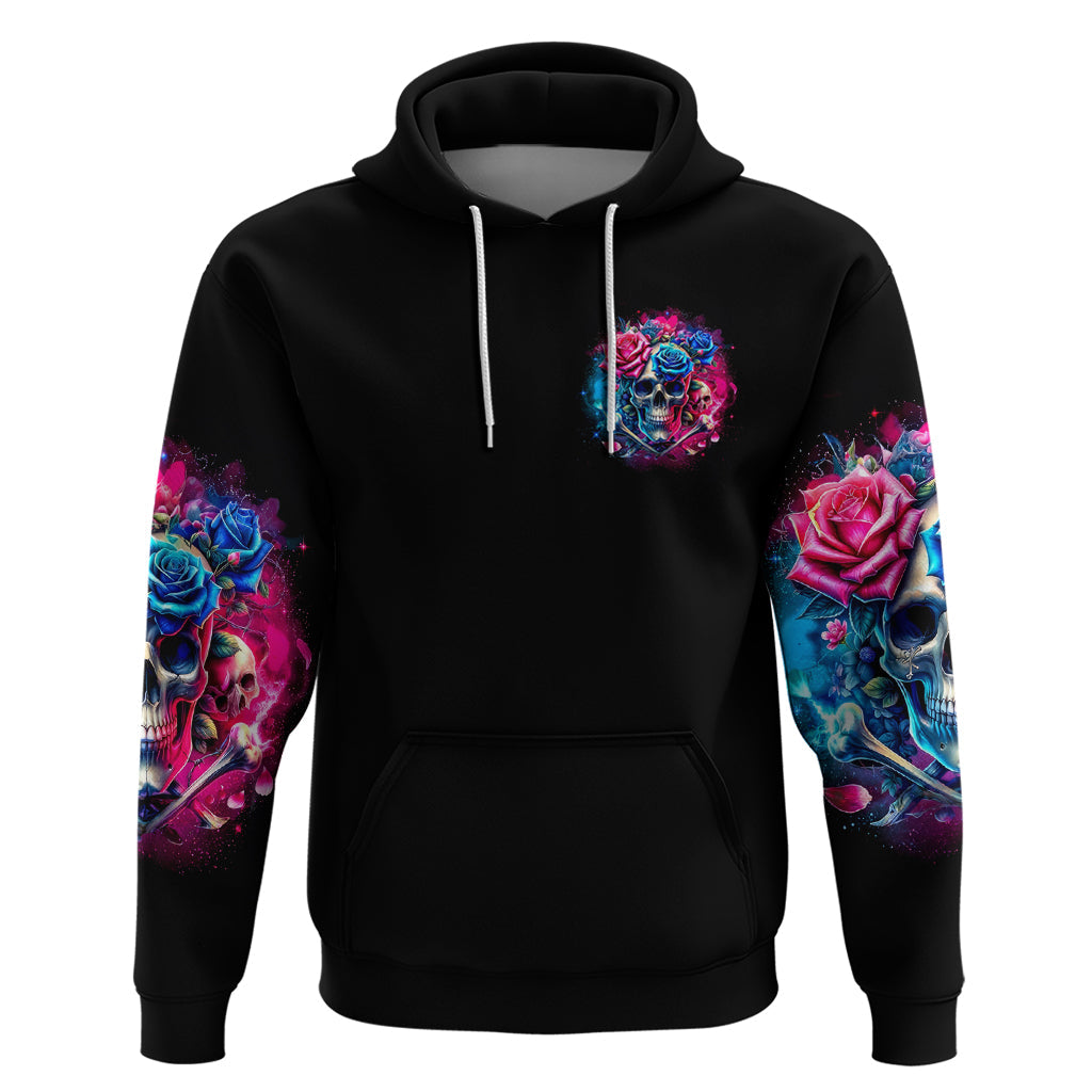 Rose SKull Hoodie Sorry Honey Sarcasm Falls Out Of My Mouth Just Like Stupid Fall From Your DT01