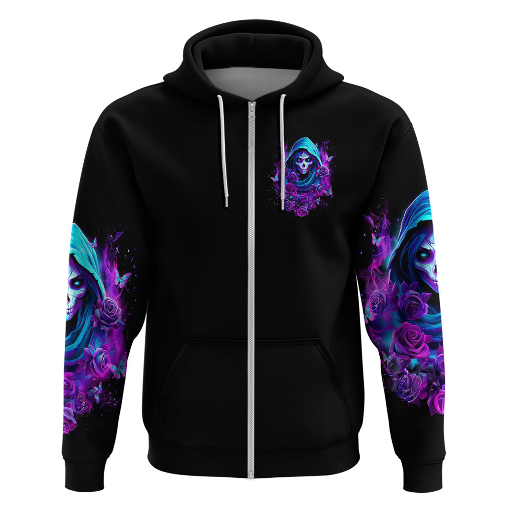 Witch Skull Hoodie I Hold A Beast An Angel And Crazy Lady In Me DT01