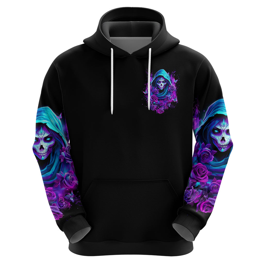 Witch Skull Hoodie I Hold A Beast An Angel And Crazy Lady In Me DT01