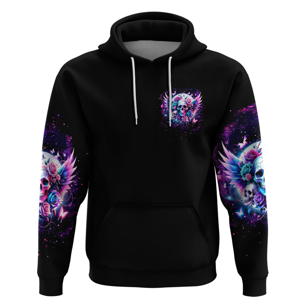 Wings Skll Hoodie I'm A Good Person But Don't Give Me A Reason To Show My Evil DT01