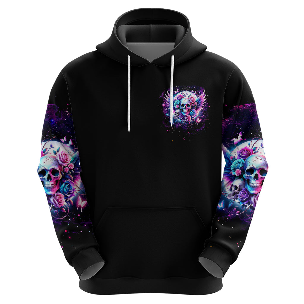Wings Skll Hoodie I'm A Good Person But Don't Give Me A Reason To Show My Evil DT01