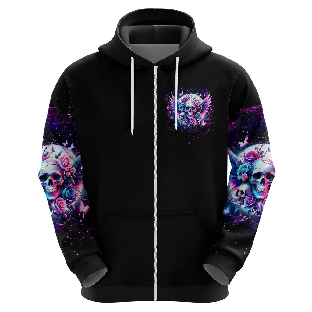 Wings Skll Hoodie I'm A Good Person But Don't Give Me A Reason To Show My Evil DT01