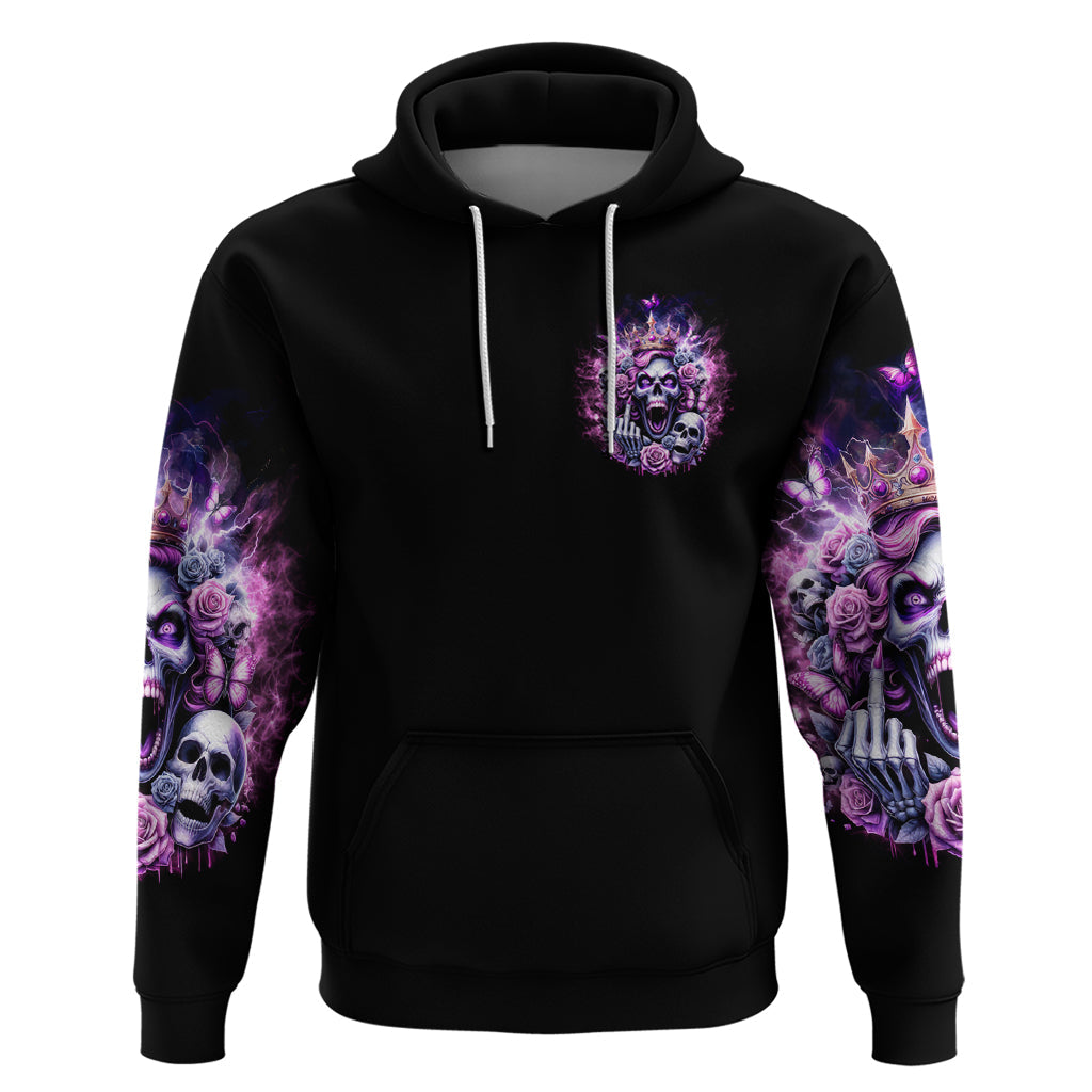 Queen Skull Hoodie Yes I'm A Bitch But Not Yours DT01