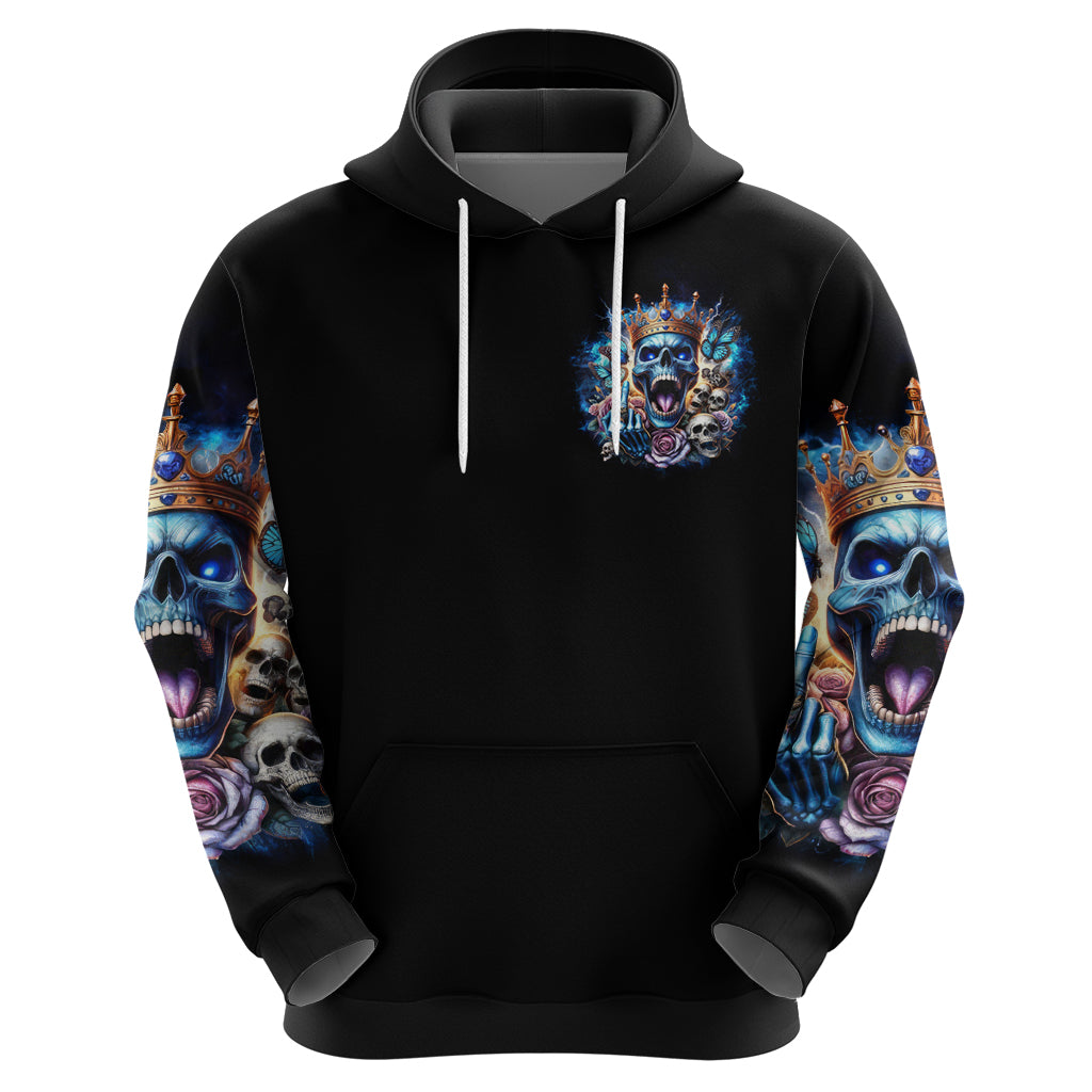 King Skull Hoodie Yes I'm Asshole But Not Yours DT01