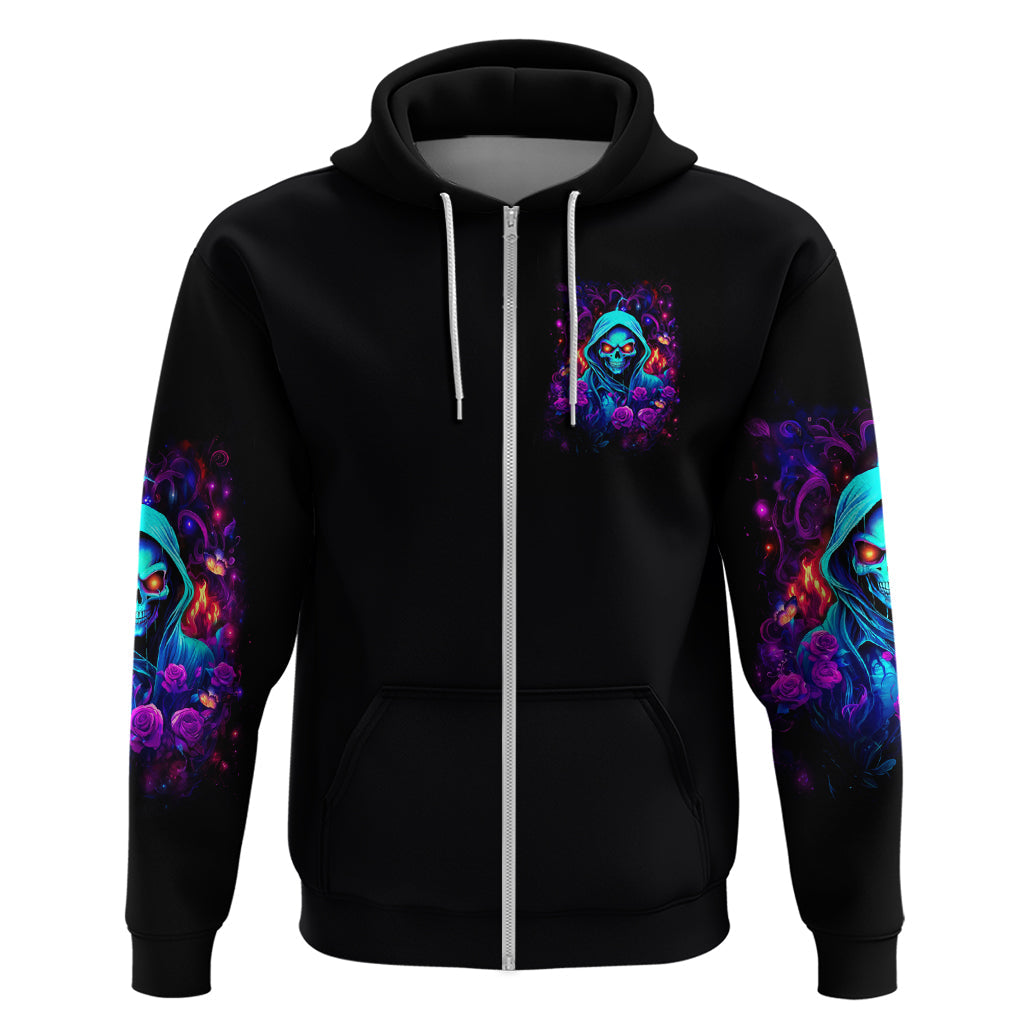 Rose Skull Hoodie Just So We Are Clear I'm Not Afraid Of You DT01