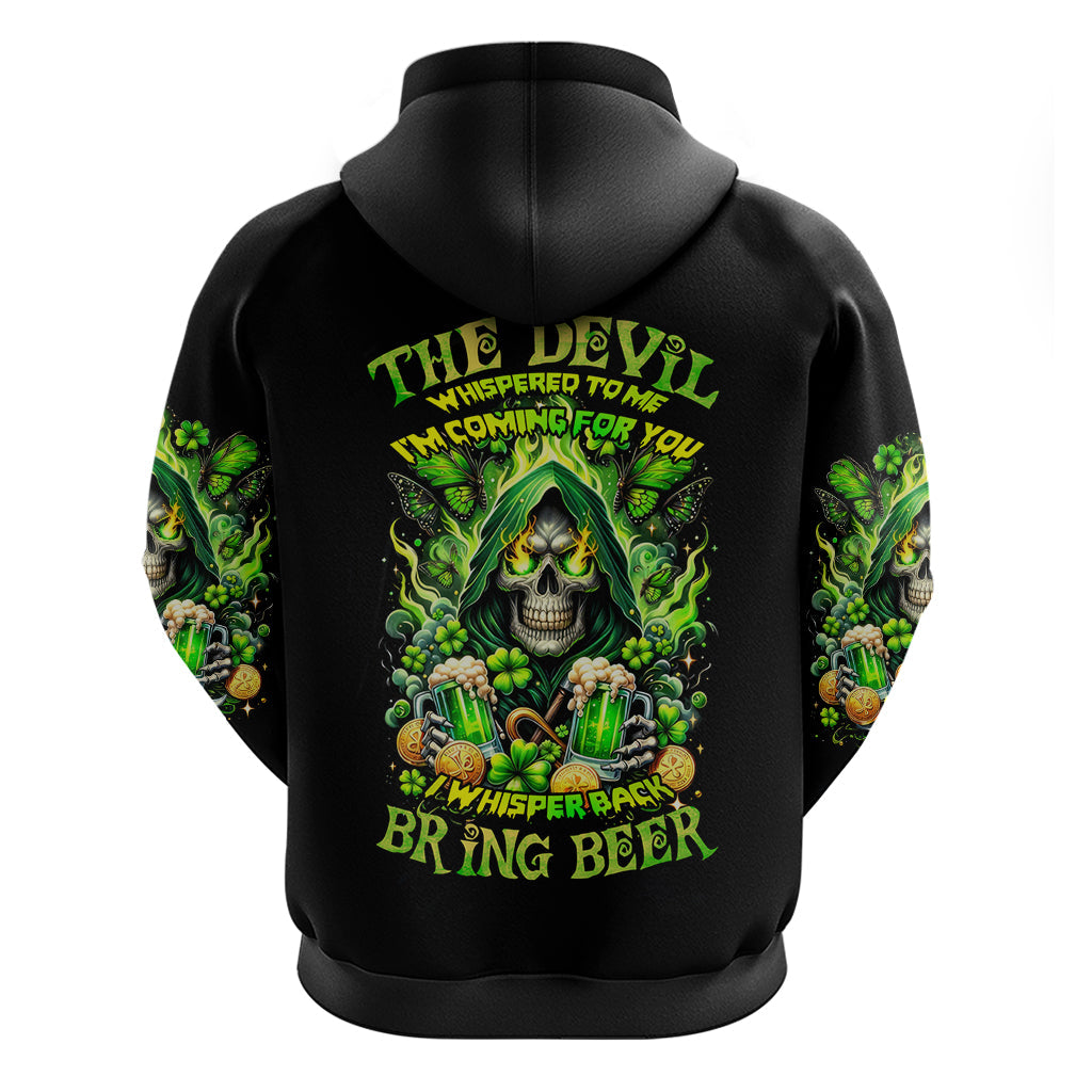 Irish Skull Hoodie The Devil Whispered To Me I'm Coming For You DT01